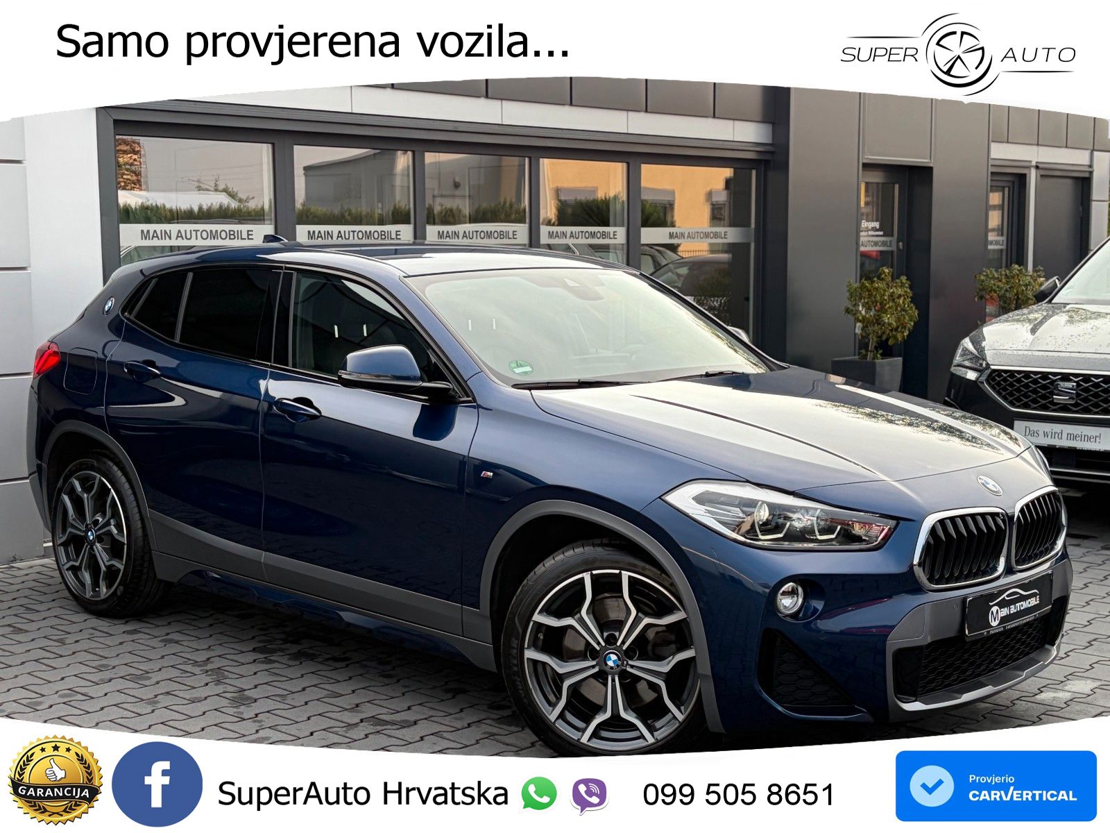 BMW X2 xDrive20d Steptronic M Sport LED+GR SJED+ACC