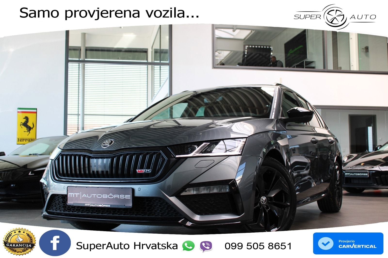 Škoda Octavia Combi RS 2.0 TDI (200 KS) DSG LED+GR SJED+ACC