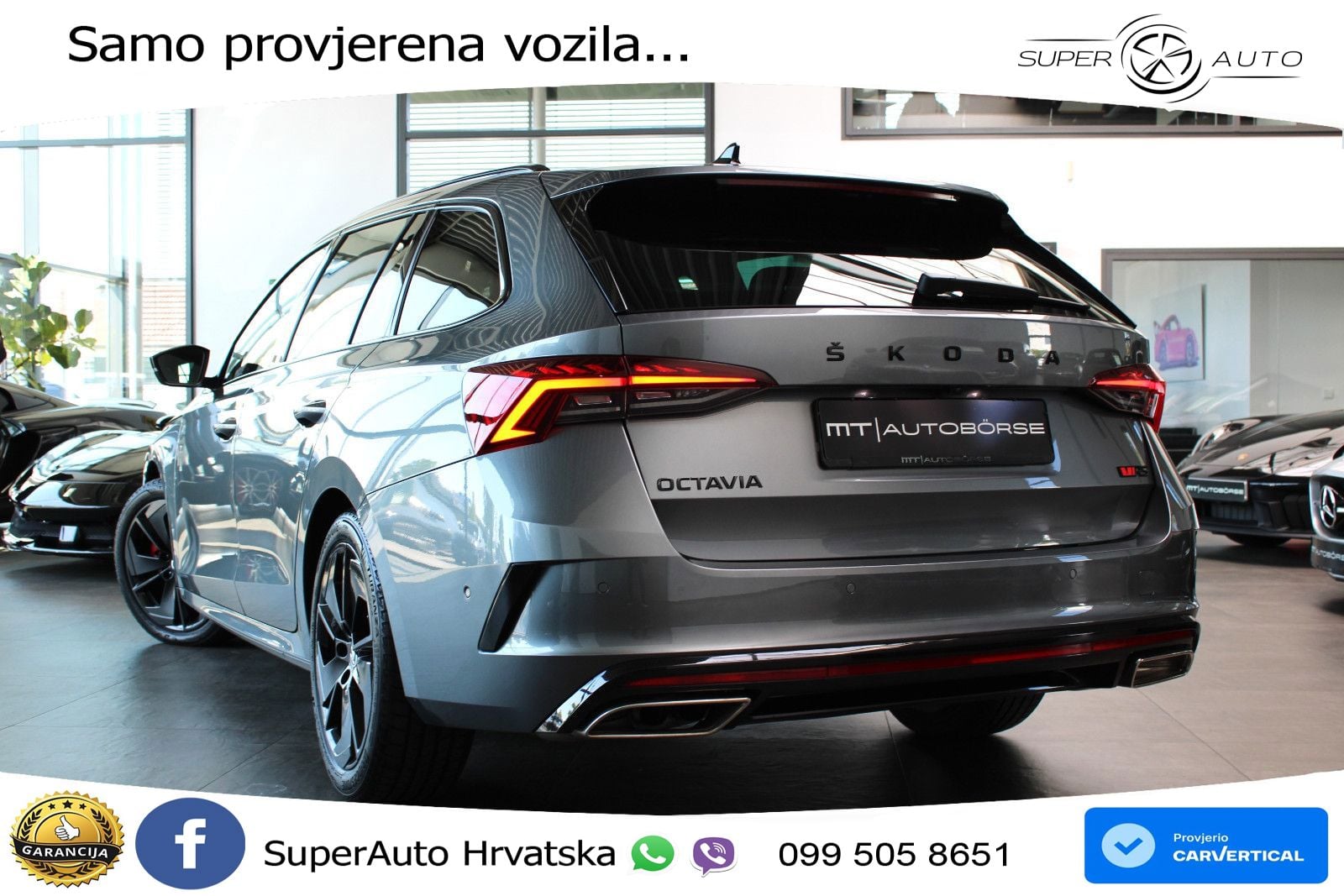 Škoda Octavia Combi RS 2.0 TDI (200 KS) DSG LED+GR SJED+ACC