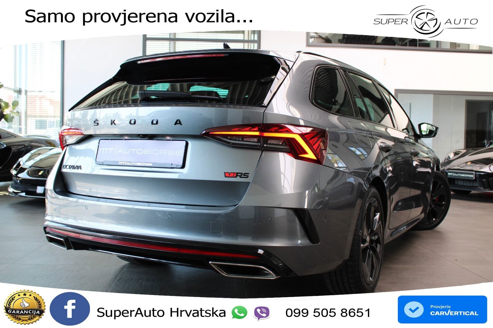 Škoda Octavia Combi RS 2.0 TDI (200 KS) DSG LED+GR SJED+ACC
