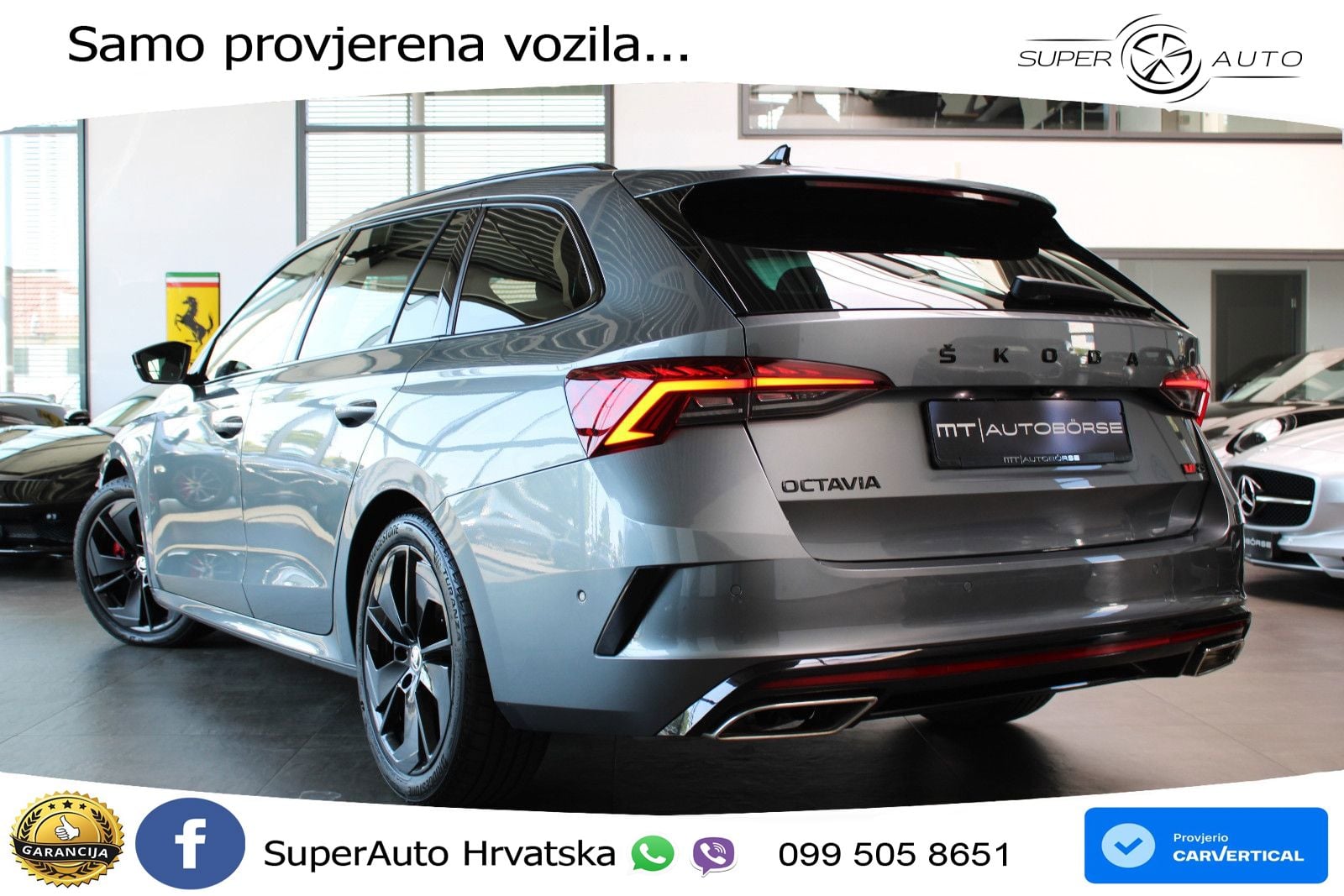 Škoda Octavia Combi RS 2.0 TDI (200 KS) DSG LED+GR SJED+ACC
