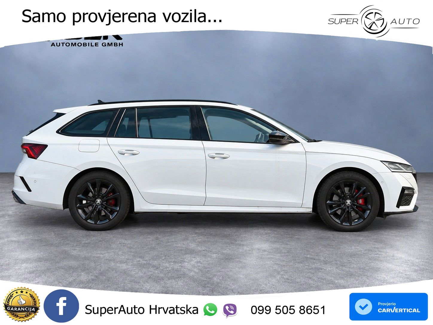 Škoda Octavia Combi RS 2.0 TDI (200 KS) DSG LED+GR SJED+ACC