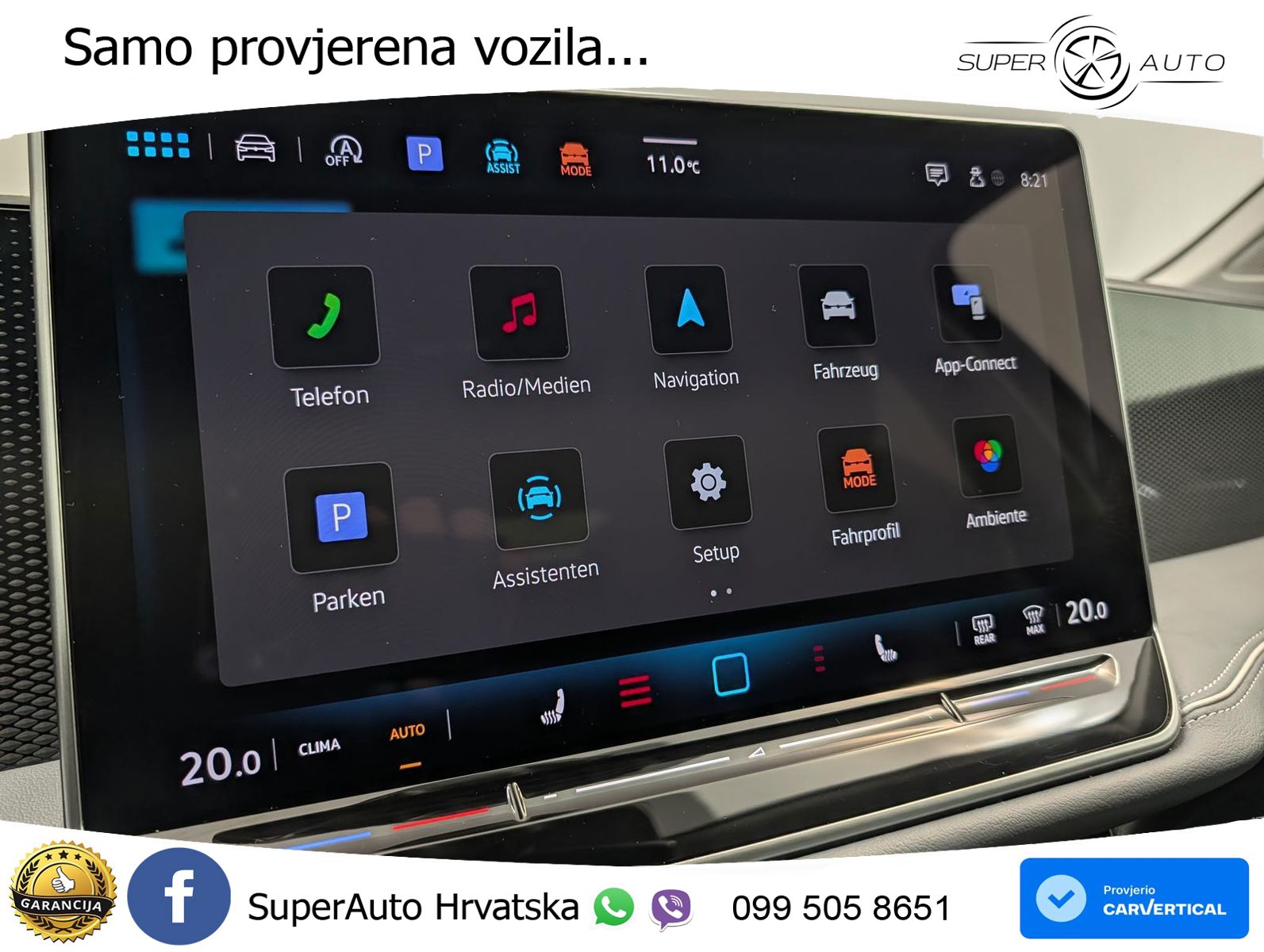 Volkswagen Passat Variant 1.5 eTSI (150 KS) DSG Business LED+GR SJED+ACC
