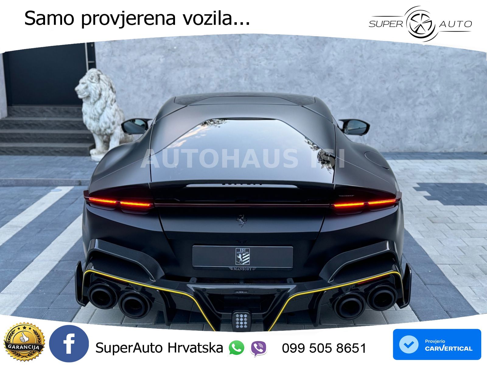 Ferrari 12Cilindri 6.5 V12 (830 KS) DCT ACC+GR SJED+360+PANO