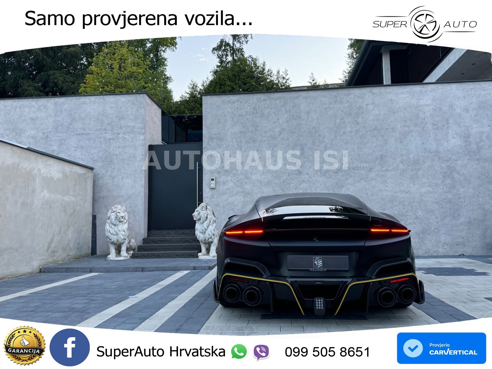 Ferrari 12Cilindri 6.5 V12 (830 KS) DCT ACC+GR SJED+360+PANO
