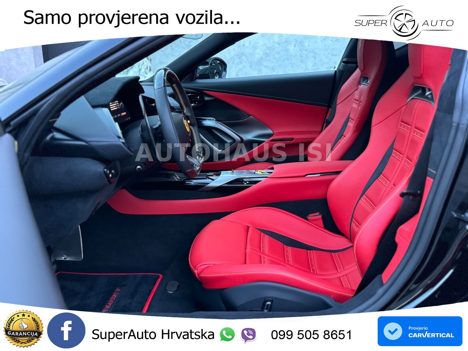 Ferrari 12Cilindri 6.5 V12 (830 KS) DCT ACC+GR SJED+360+PANO