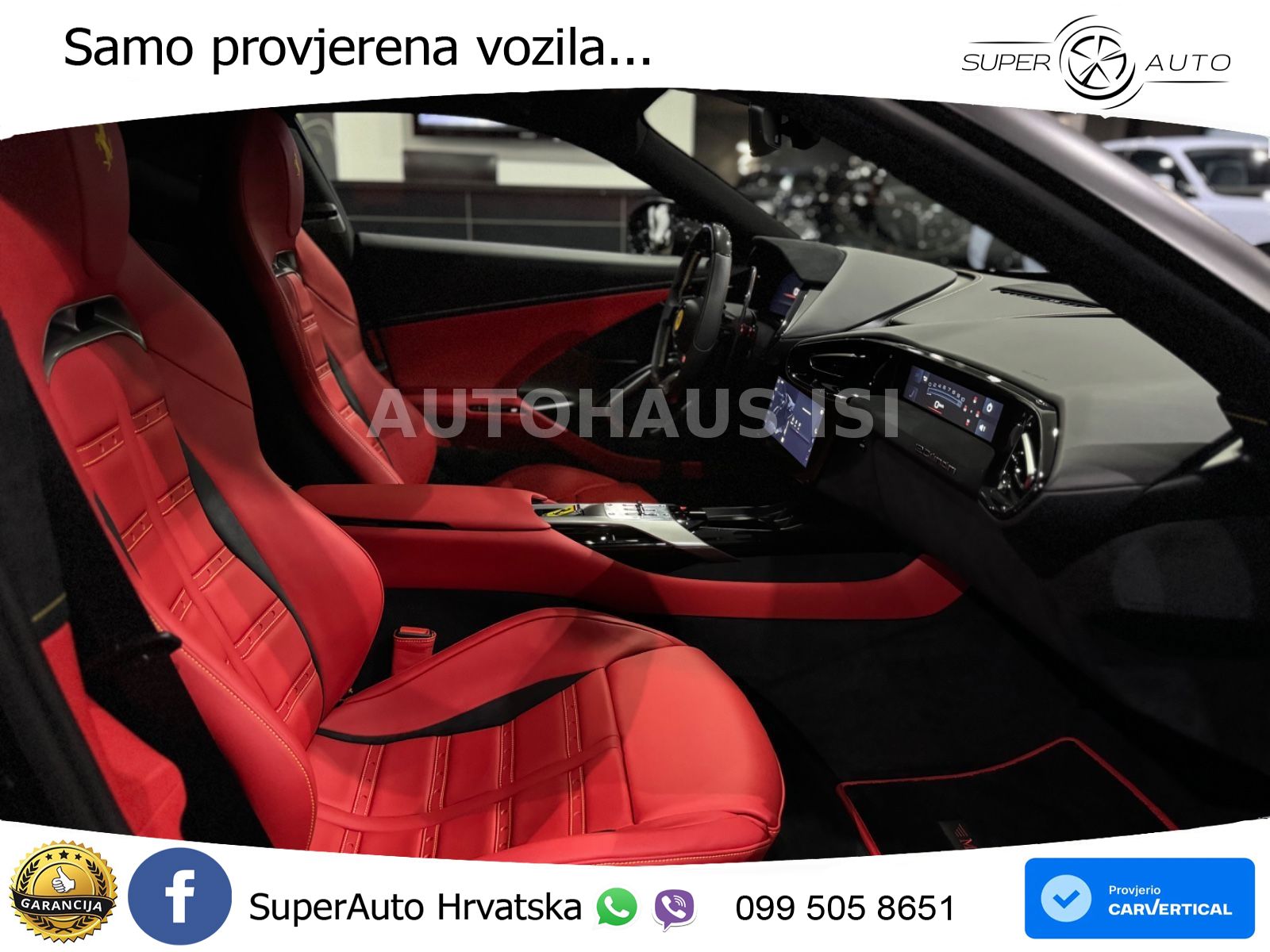 Ferrari 12Cilindri 6.5 V12 (830 KS) DCT ACC+GR SJED+360+PANO