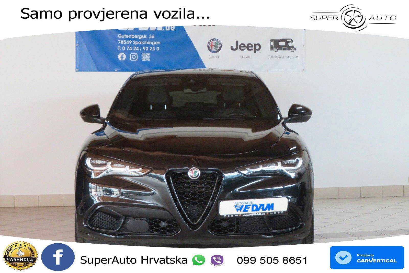 Alfa Romeo Stelvio 2.2 MultiJet II (210 KS) Q4 Automatic LED+GR SJED+ACC