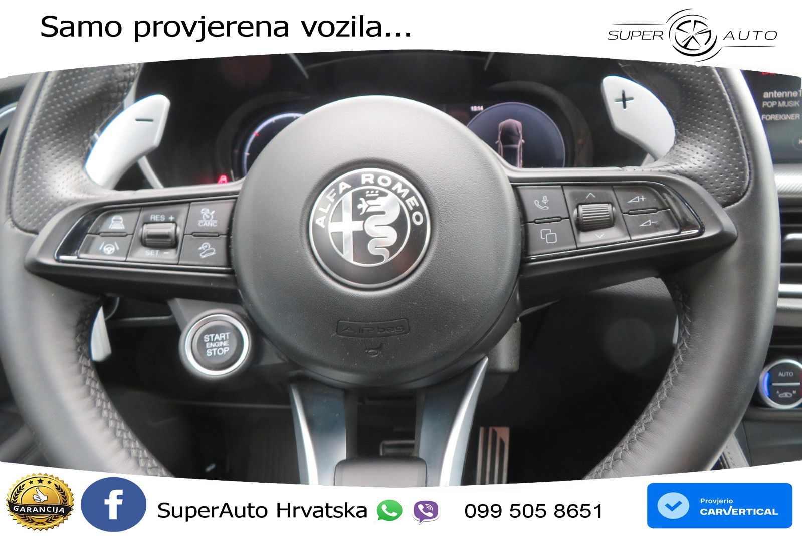 Alfa Romeo Stelvio 2.2 MultiJet II (210 KS) Q4 Automatic LED+GR SJED+ACC