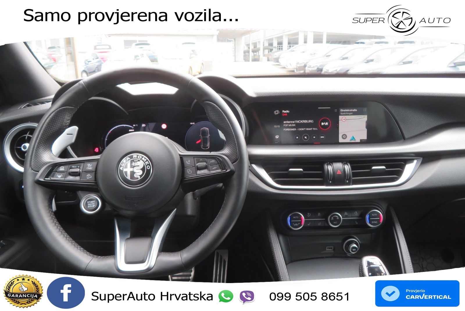 Alfa Romeo Stelvio 2.2 MultiJet II (210 KS) Q4 Automatic LED+GR SJED+ACC