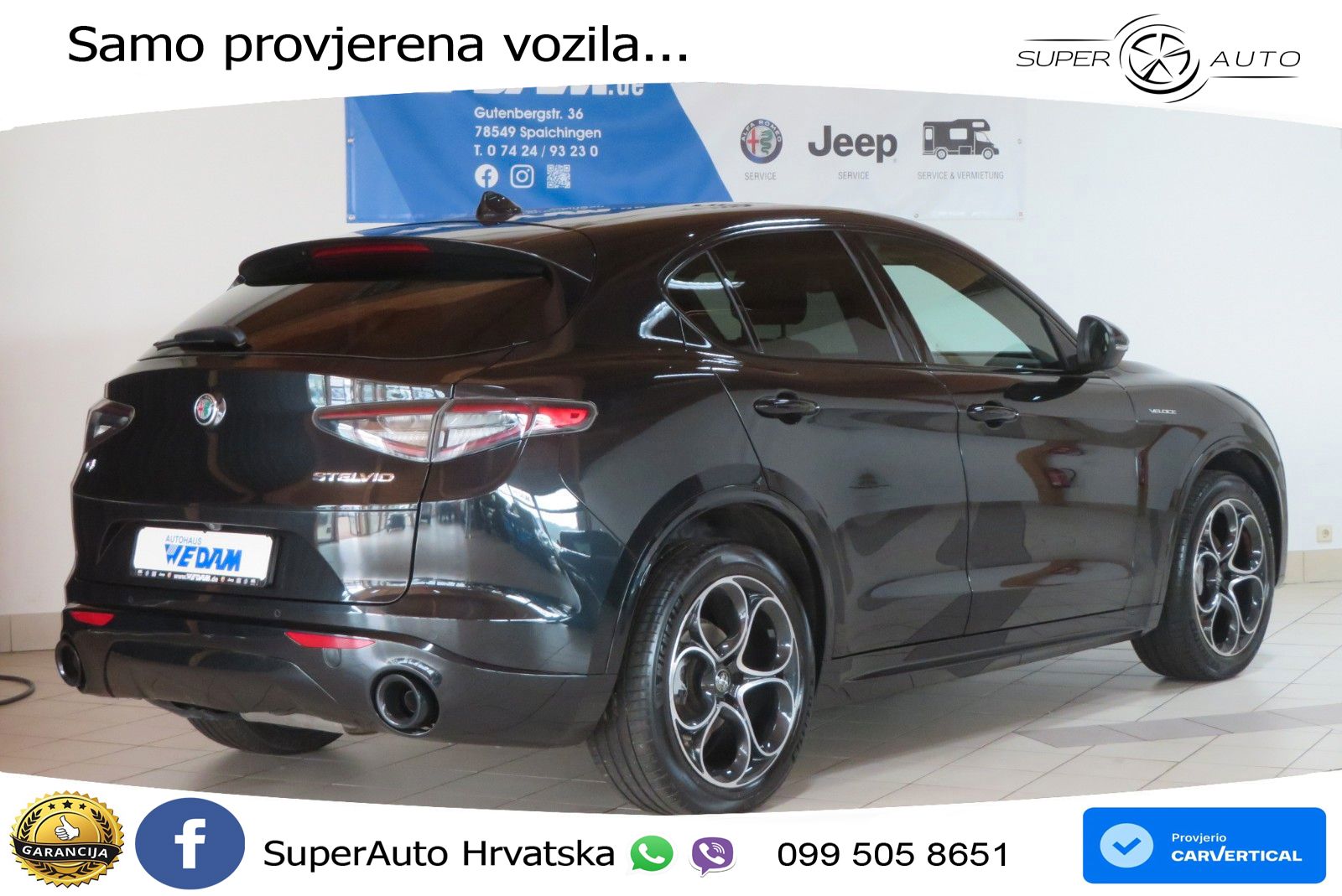 Alfa Romeo Stelvio 2.2 MultiJet II (210 KS) Q4 Automatic LED+GR SJED+ACC