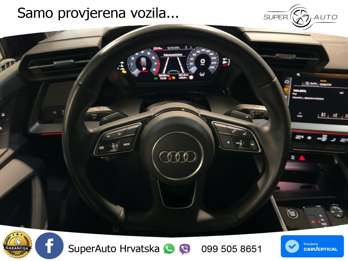 Audi A3 35 TFSI (150 KS) S tronic LED+GR SJED+ACC