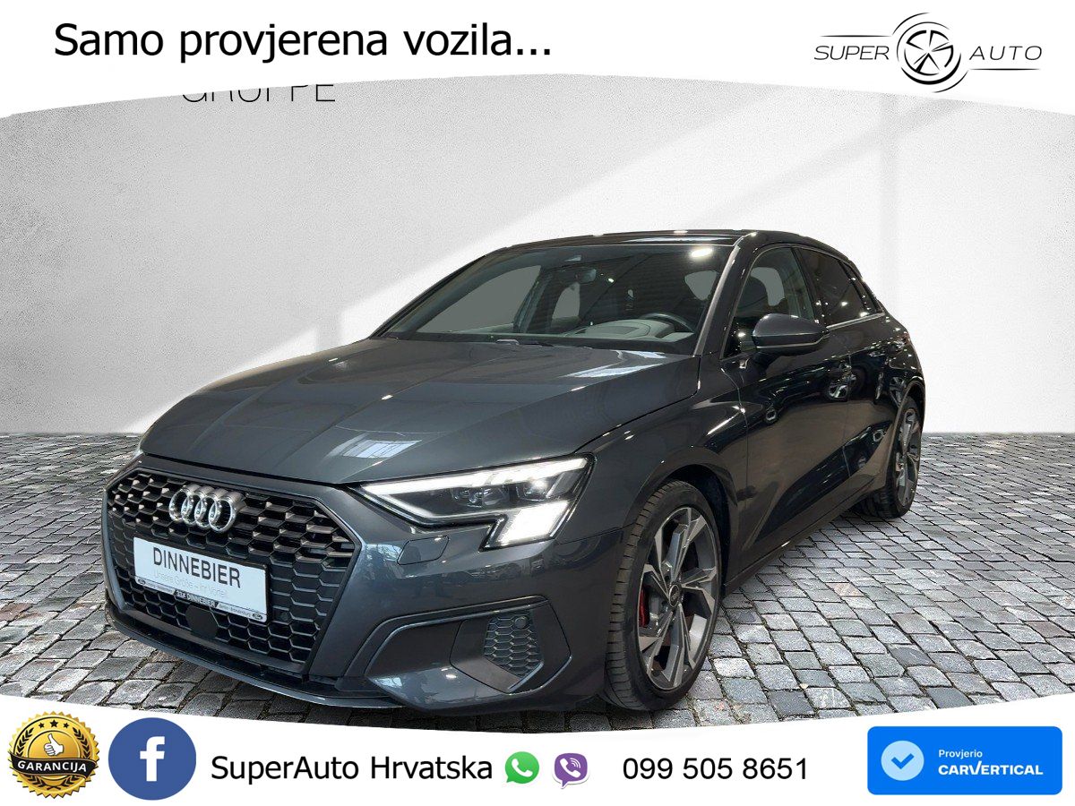 Audi A3 35 TFSI (150 KS) S tronic LED+GR SJED+ACC