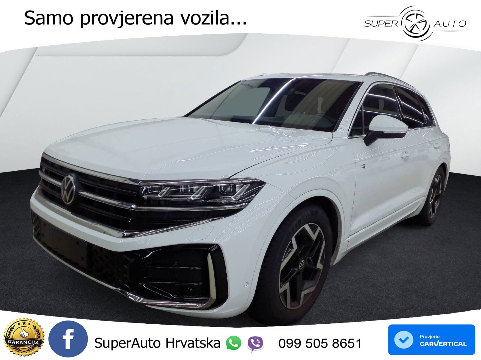 Volkswagen Touareg 3.0 V6 TDI (231 KS) 4MOTION Tiptronic R-Line ZRAČNI+ACC+4xGR SJED+KAM