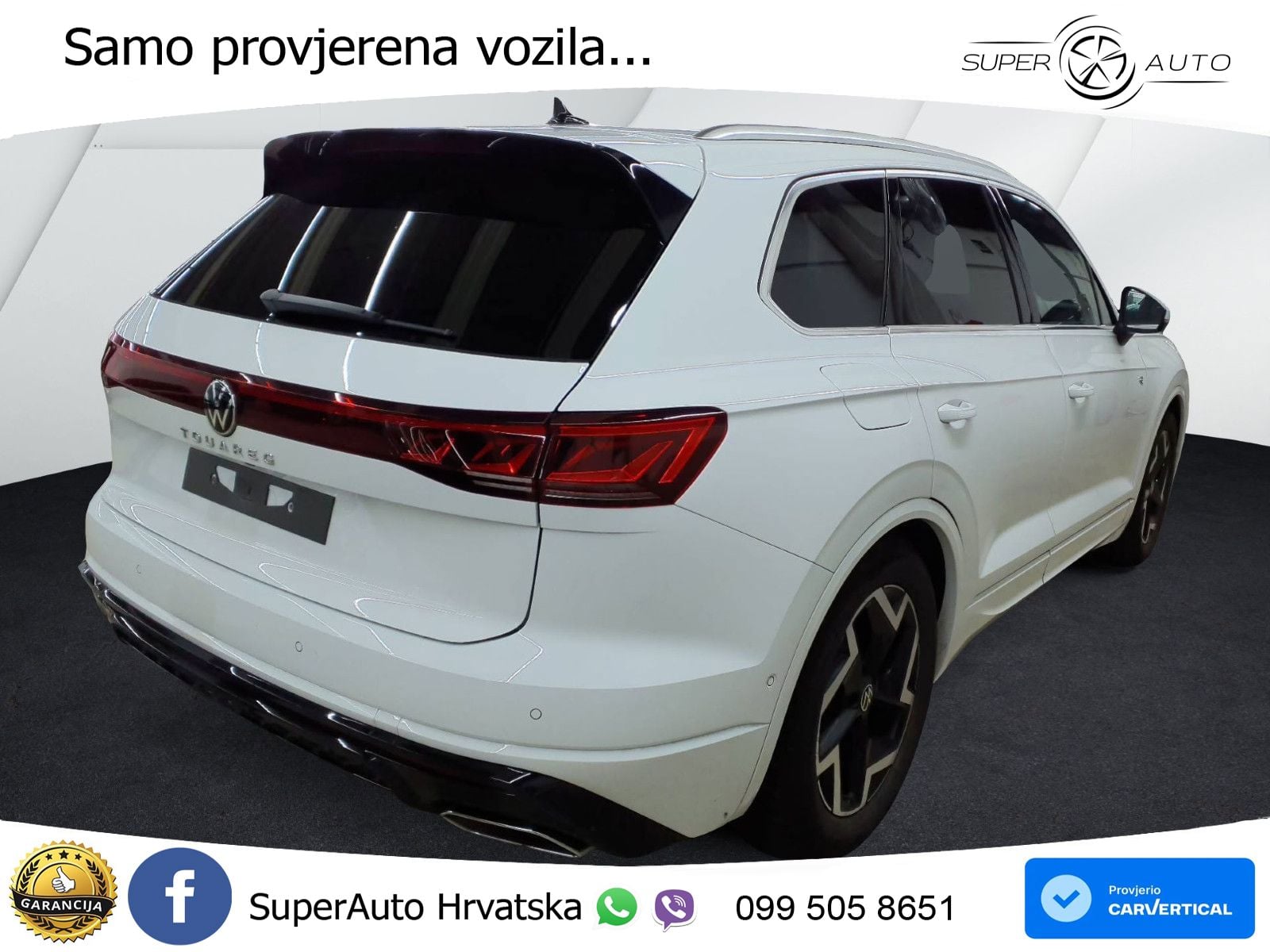 Volkswagen Touareg 3.0 V6 TDI (231 KS) 4MOTION Tiptronic R-Line ZRAČNI+ACC+4xGR SJED+KAM