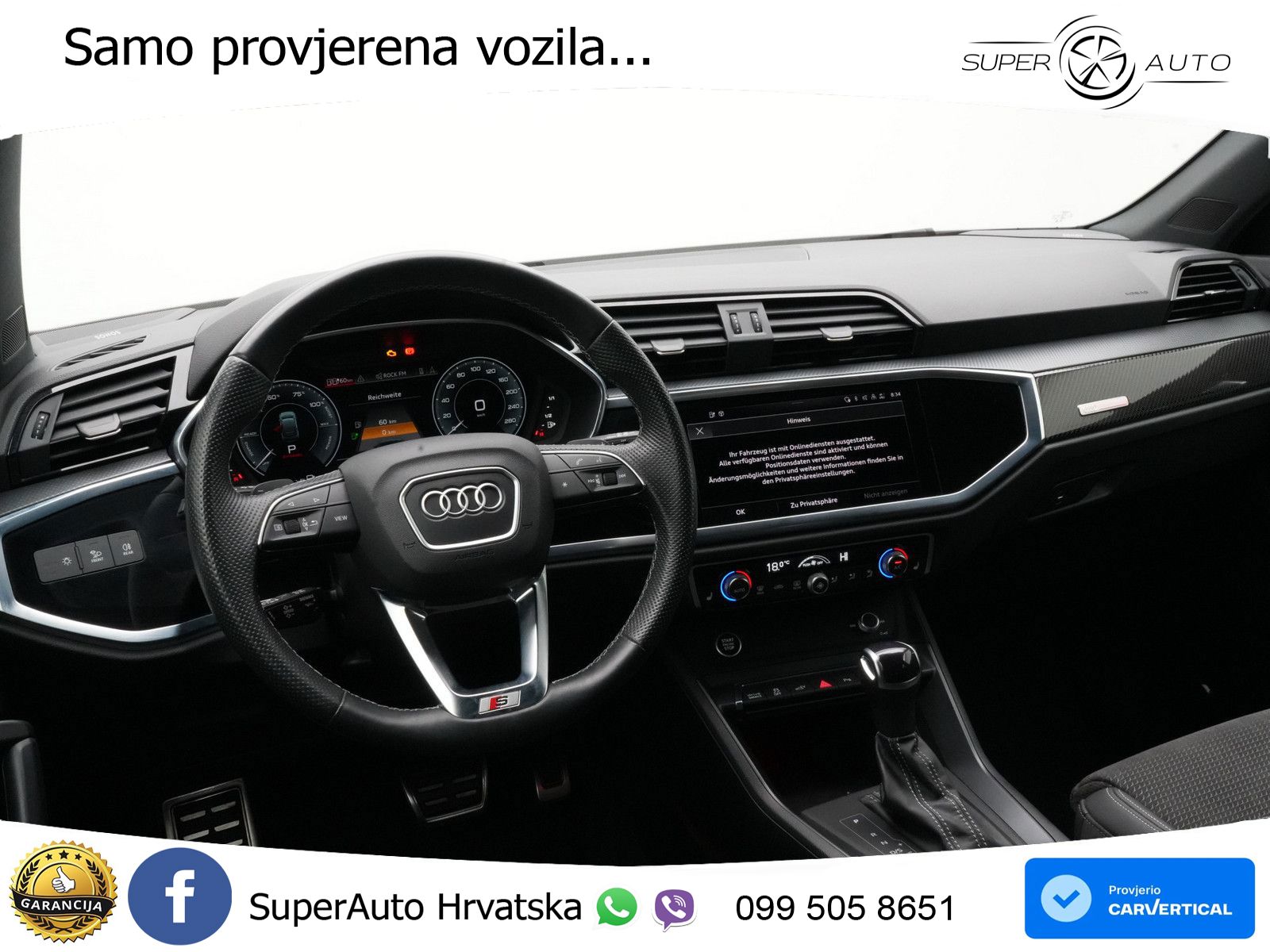 Audi Q3 Sportback 45 TFSIe (245 KS) S tronic S line LED+GR SJED+ACC
