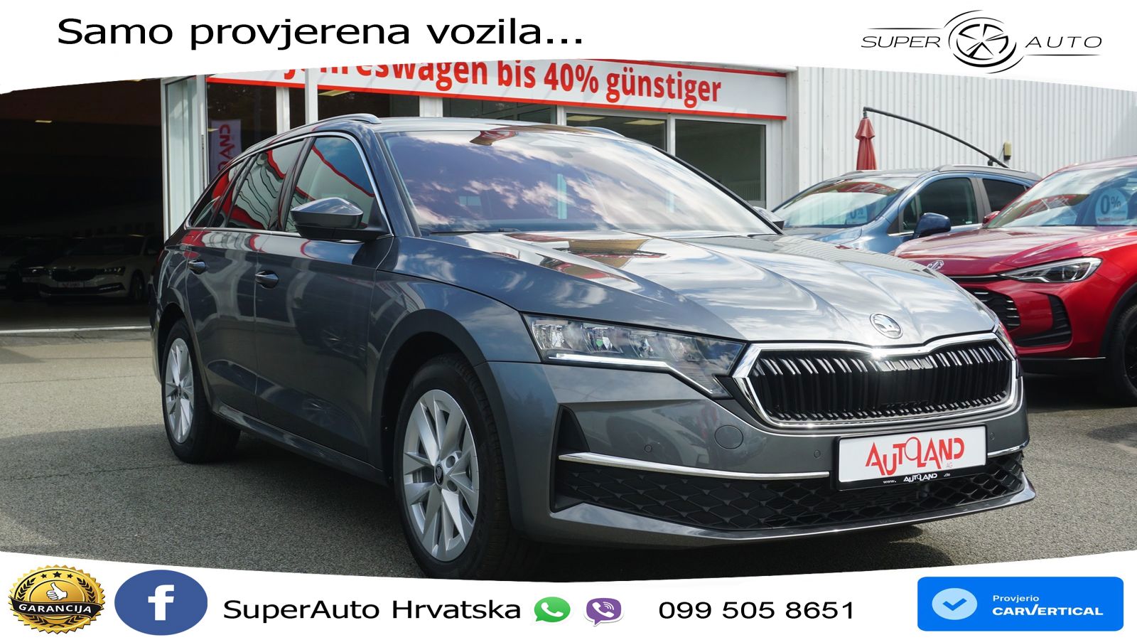 Škoda Octavia Combi 1.5 TSI (150 KS) DSG LED+GR SJED+ACC