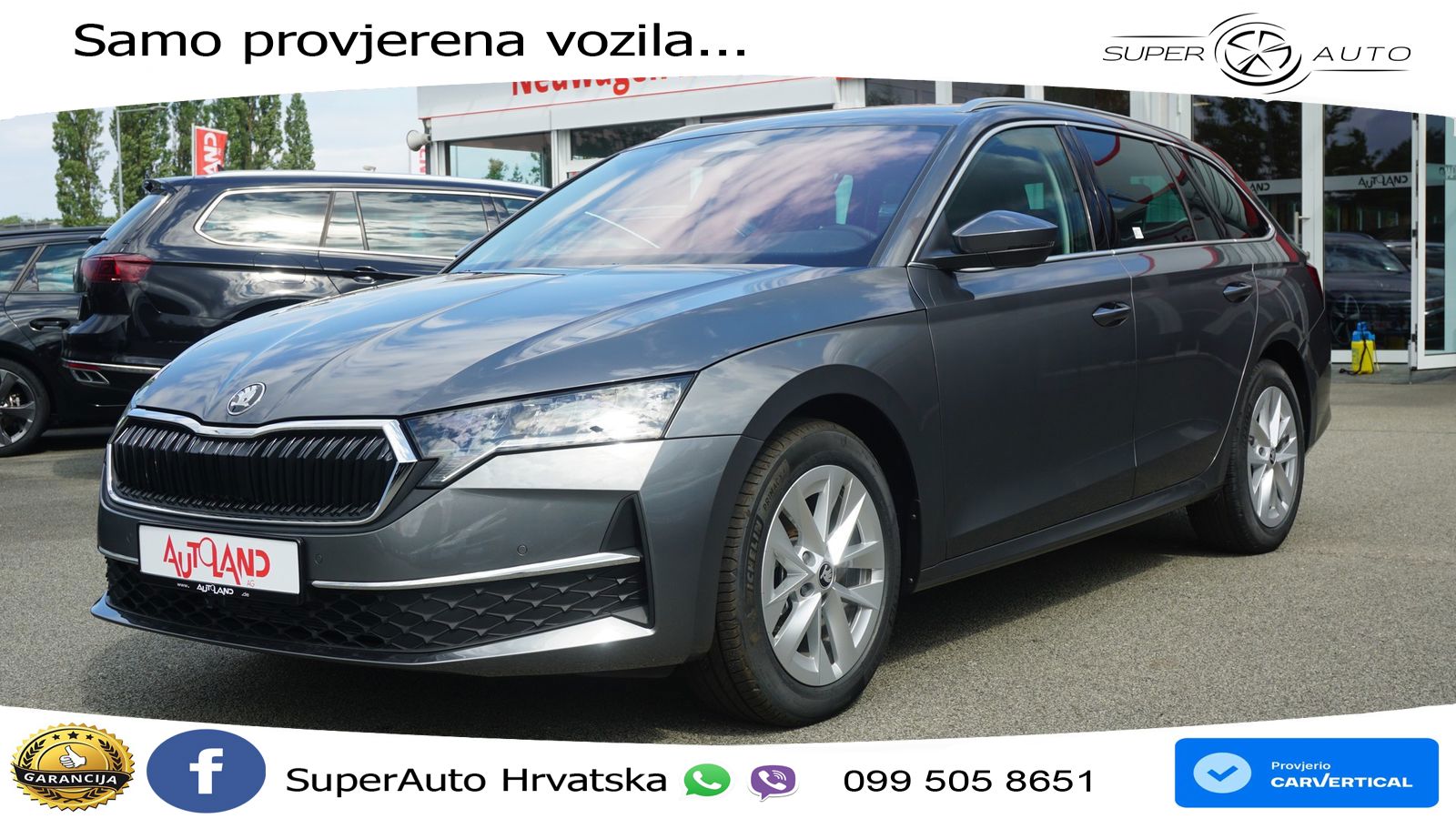 Škoda Octavia Combi 1.5 TSI (150 KS) DSG LED+GR SJED+ACC