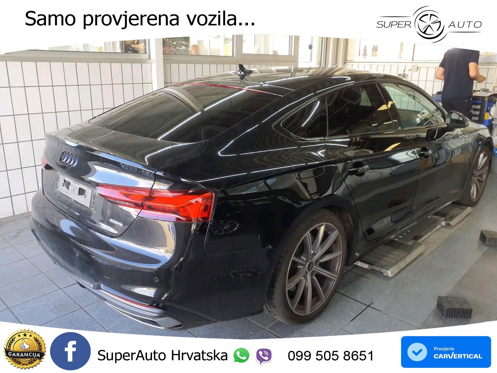 Audi A5 Sportback 45 TFSI (265 KS) quattro S tronic S line LED+GR SJED+ACC