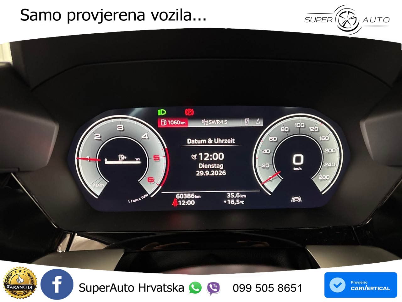 Audi A3 30 TDI (116 KS)