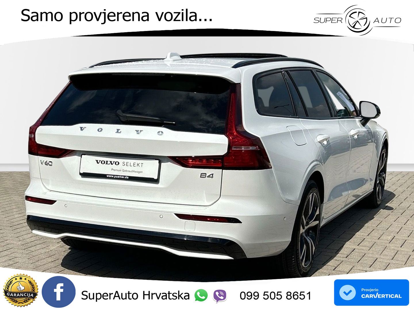 Volvo V60 2.0 B4 Benzin DCT LED+GR SJED+ACC