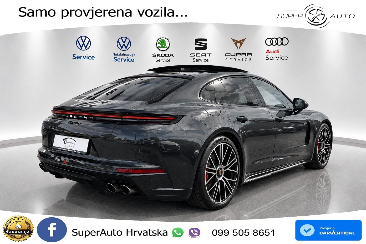 Porsche Panamera Turbo 4.0 V8 (680 KS) E-Hybrid PDK ACC+HEAD+4xGR SJED+360+PANO