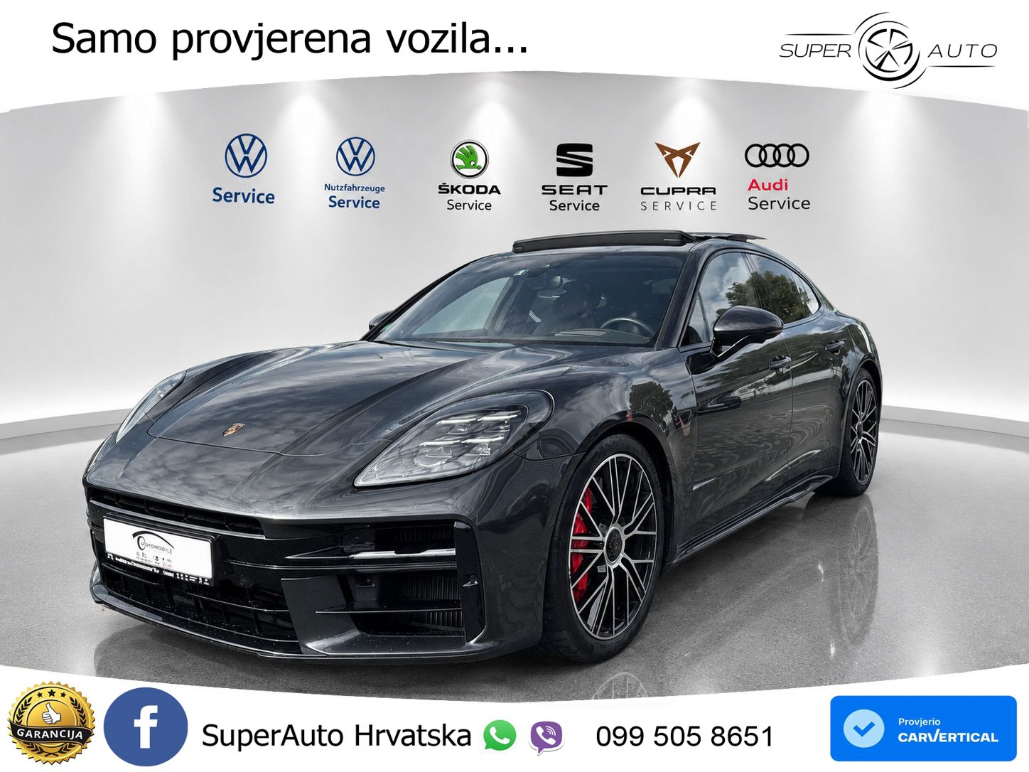 Porsche Panamera Turbo 4.0 V8 (680 KS) E-Hybrid PDK ACC+HEAD+4xGR SJED+360+PANO