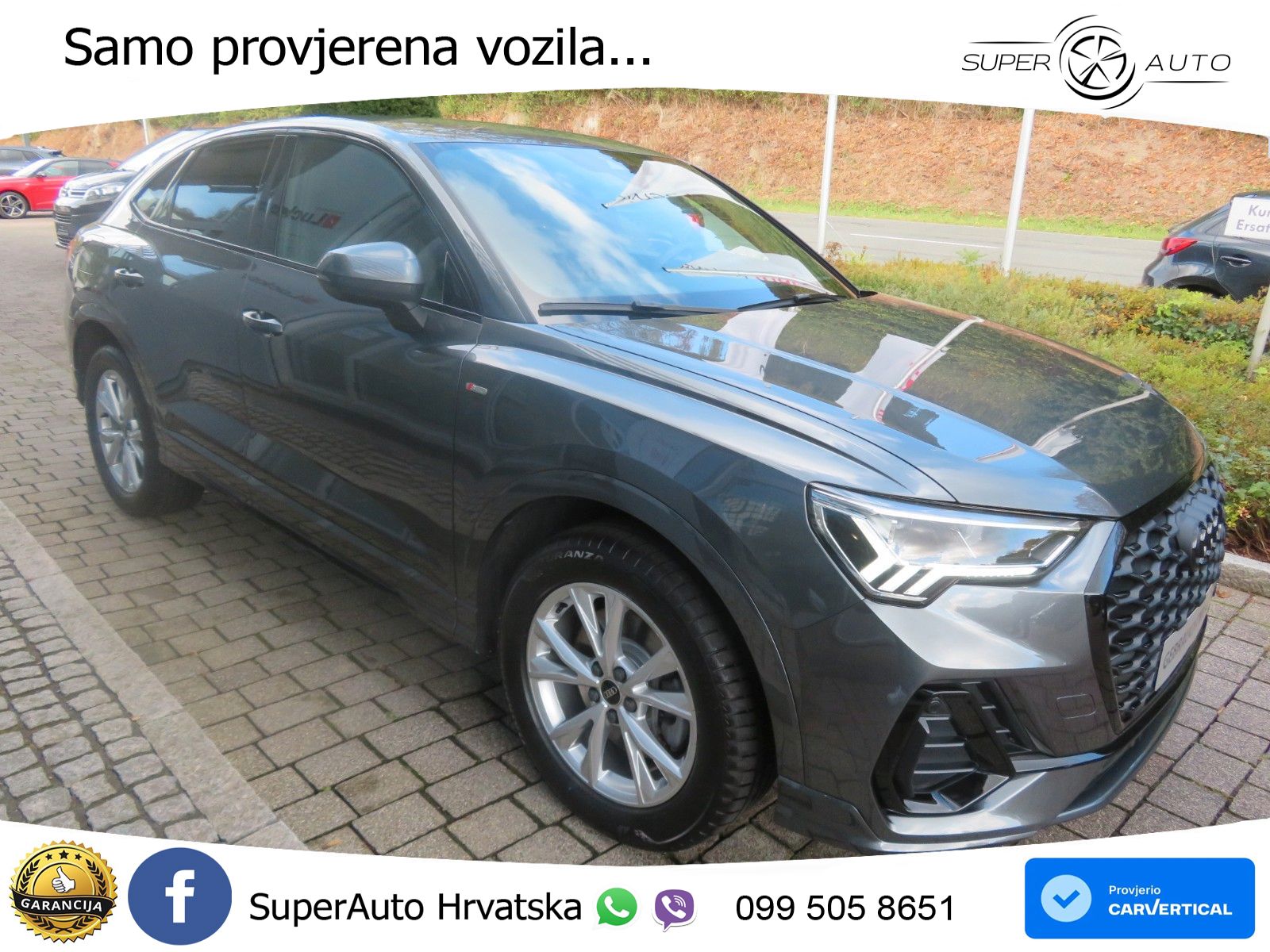 Audi Q3 Sportback 45 TFSIe (245 KS) S tronic S line LED+GR SJED+ACC
