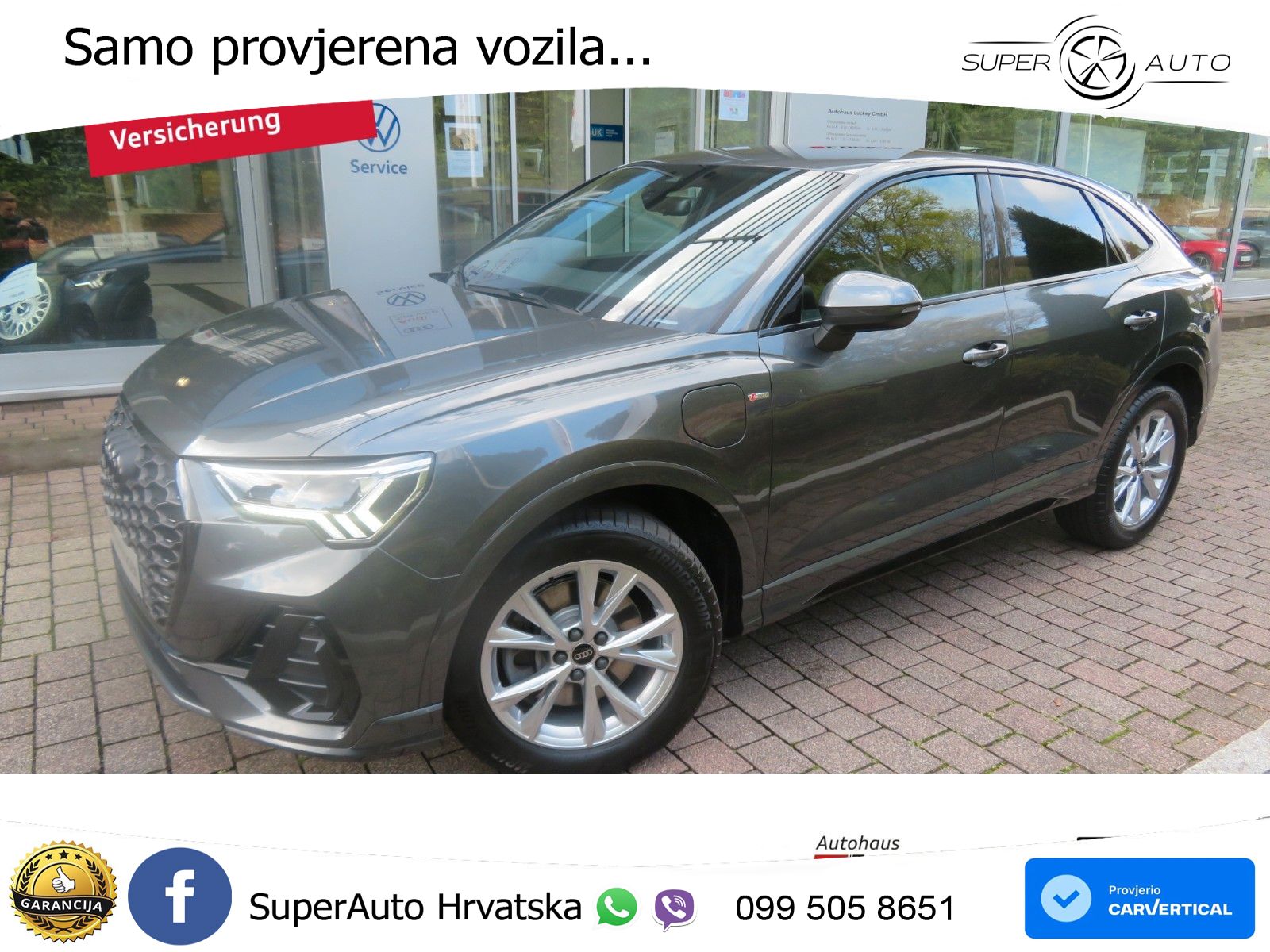 Audi Q3 Sportback 45 TFSIe (245 KS) S tronic S line LED+GR SJED+ACC