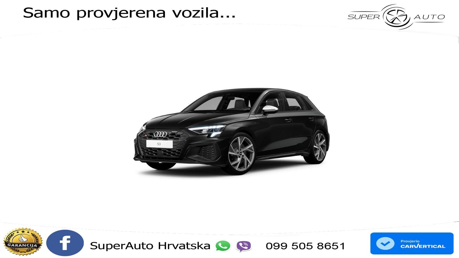 Audi S3 2.0 TFSI (310 KS) quattro S tronic LED+GR SJED+ACC