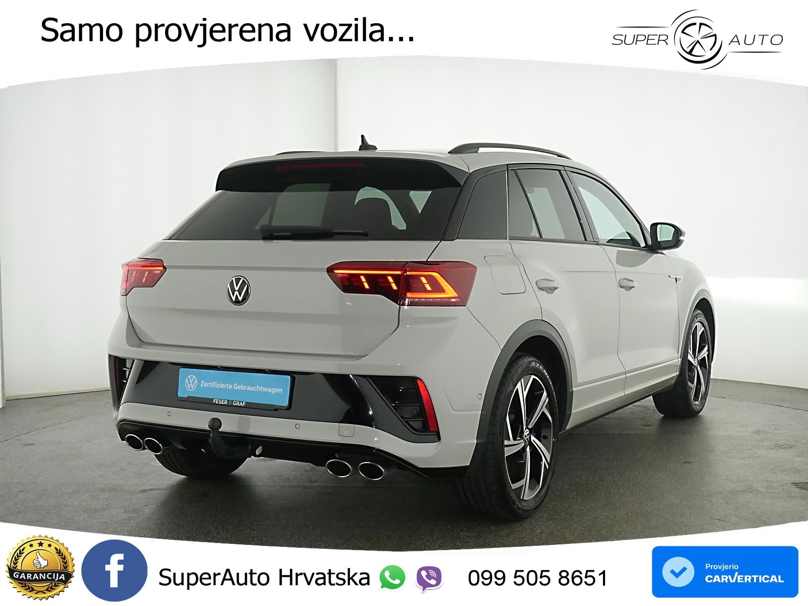 Volkswagen T-Roc I R 2.0 TSI (300 KS) OPF 4M DSG MATRIX+GR SJED+KAM