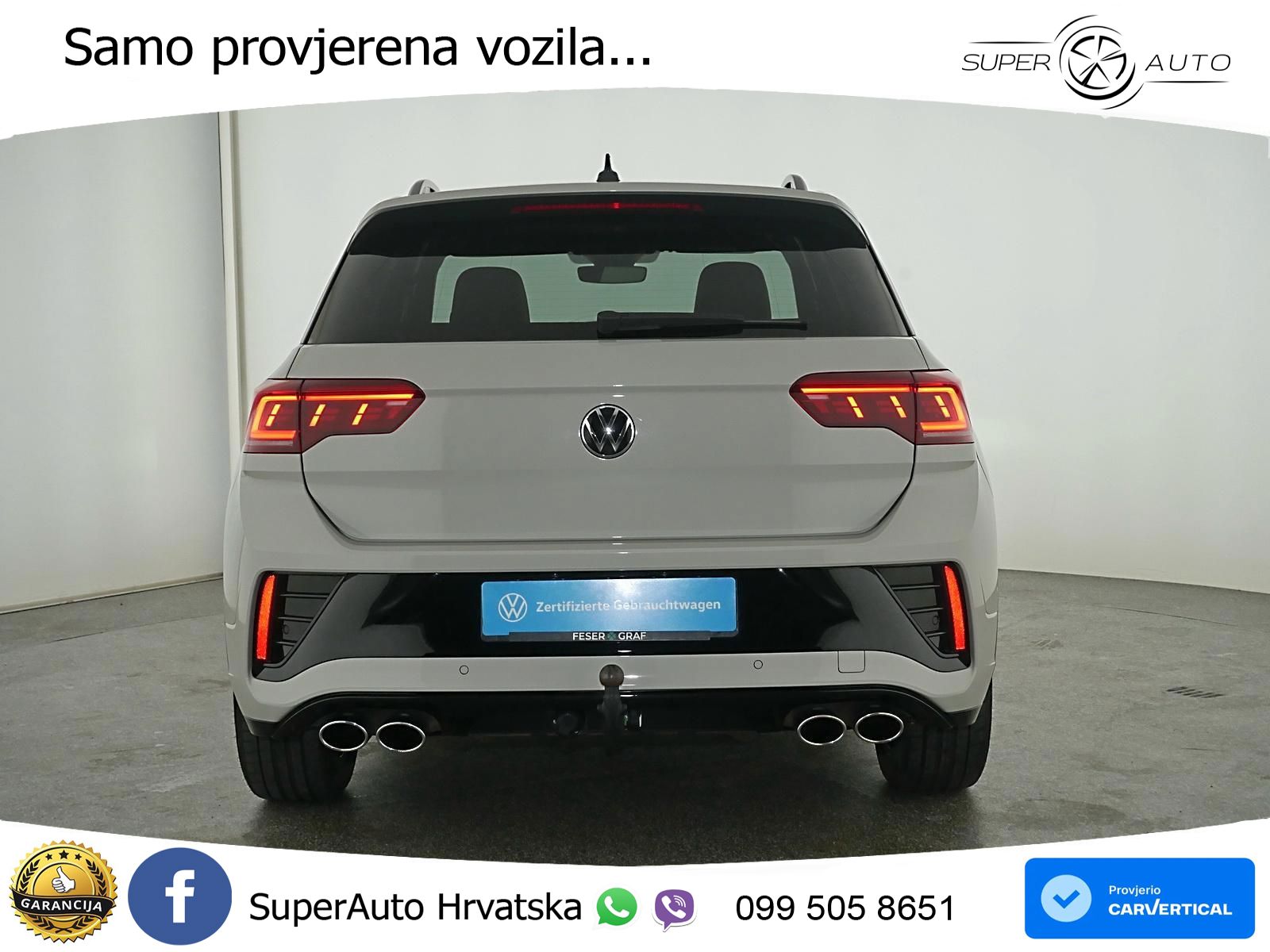 Volkswagen T-Roc I R 2.0 TSI (300 KS) OPF 4M DSG MATRIX+GR SJED+KAM