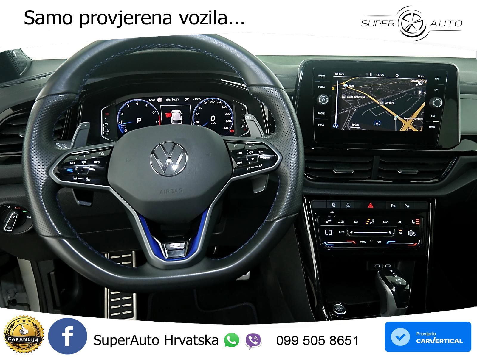 Volkswagen T-Roc I R 2.0 TSI (300 KS) OPF 4M DSG MATRIX+GR SJED+KAM