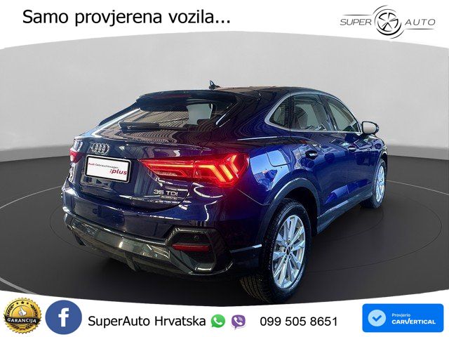Audi Q3 Sportback 35 TDI (150 KS) quattro S tronic LED+GR SJED+ACC