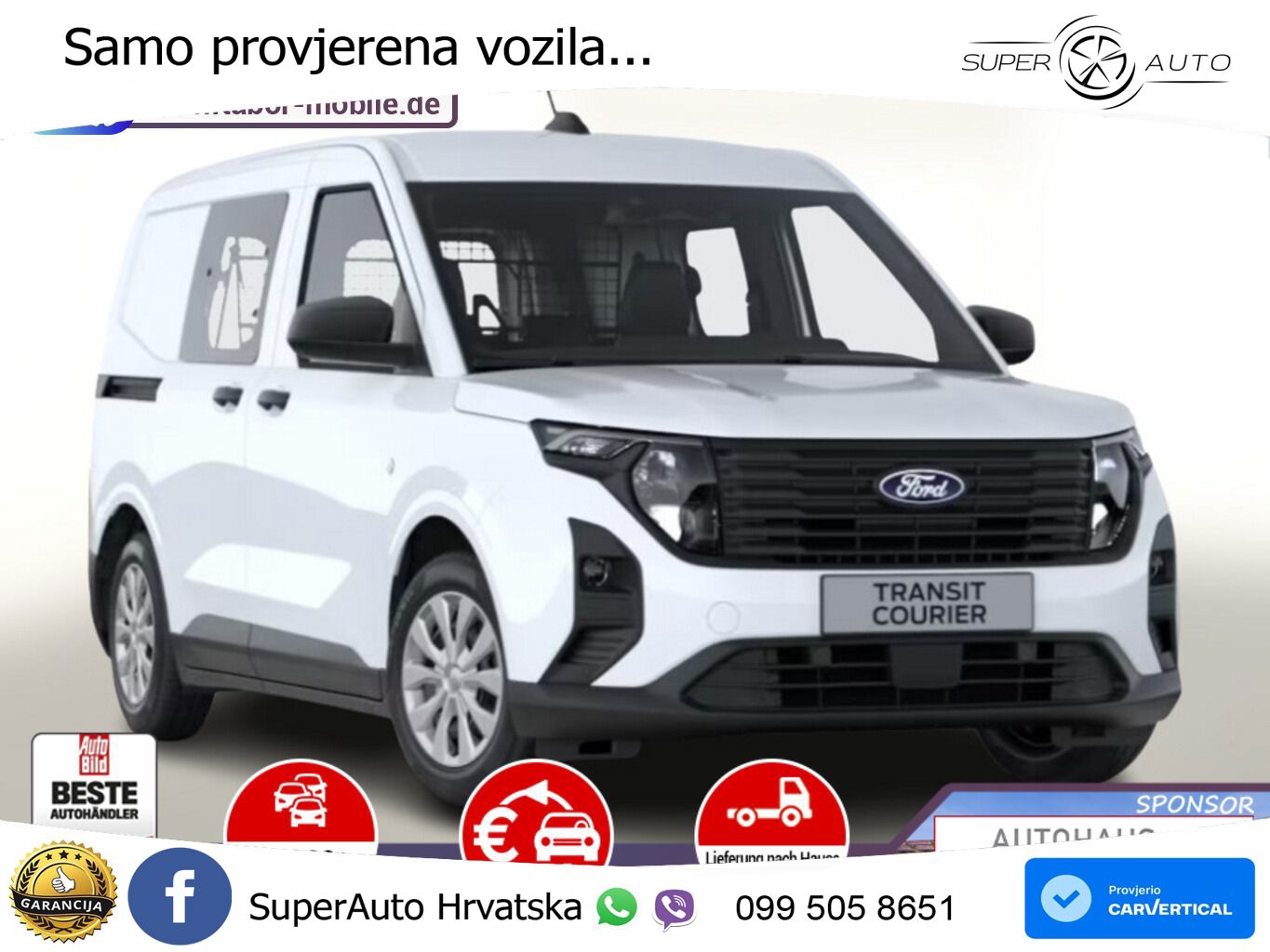 Ford Transit Courier DoKa Aut Trend Temp UVP-16%* 125 KS