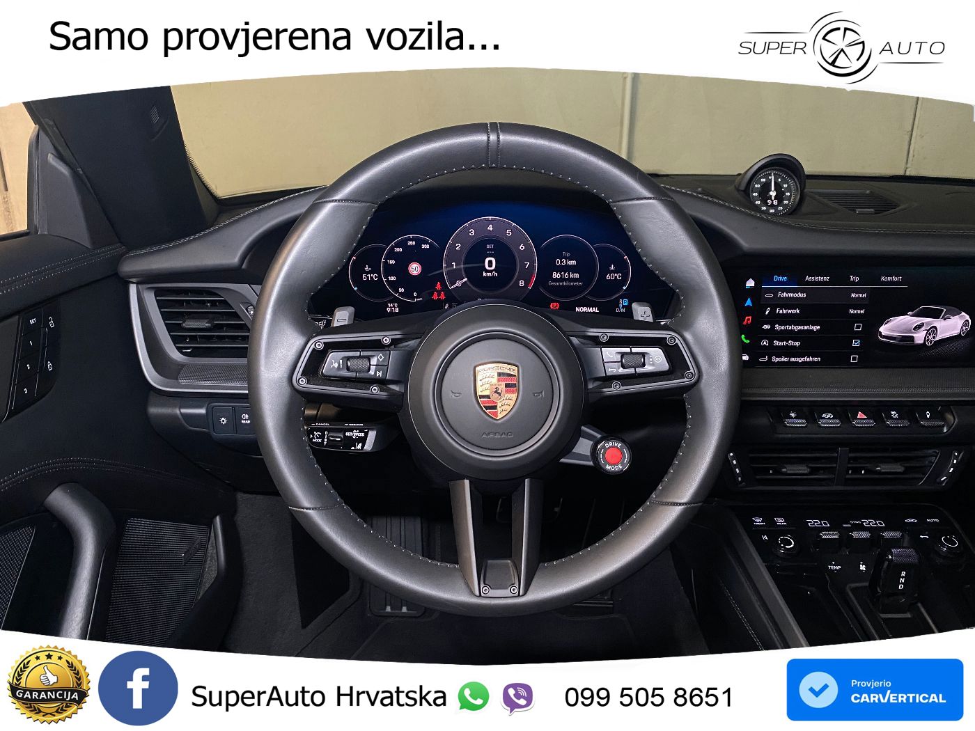 Porsche 911 Carrera 3.0 (394 KS) PDK LED+GR SJED+ACC
