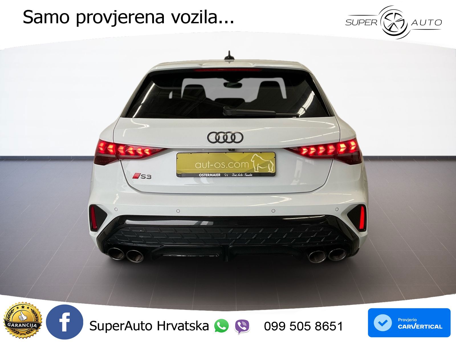Audi S3 2.0 TFSI (333 KS) quattro S tronic MATRIX+GR SJED+KAM
