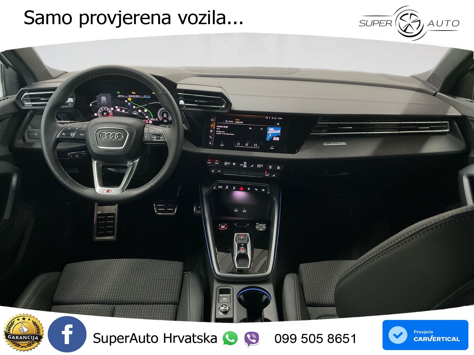 Audi S3 2.0 TFSI (333 KS) quattro S tronic MATRIX+GR SJED+KAM