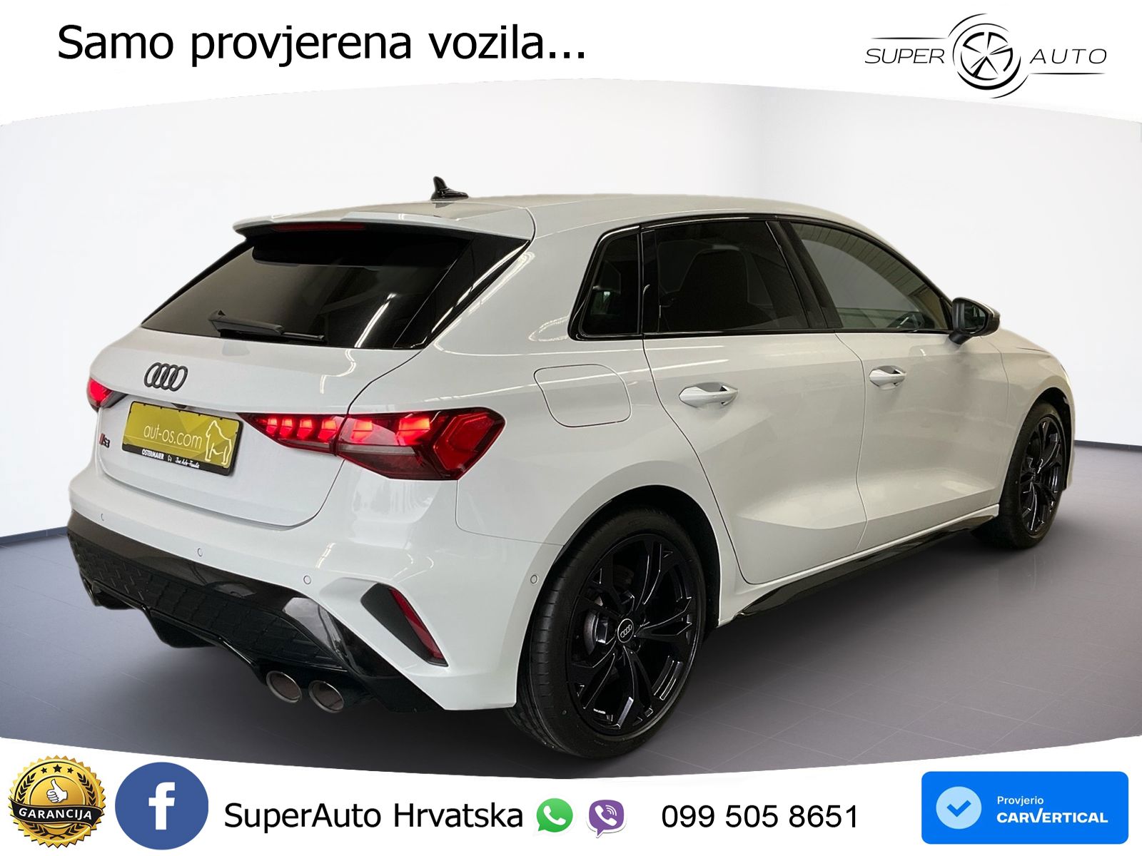 Audi S3 2.0 TFSI (333 KS) quattro S tronic MATRIX+GR SJED+KAM