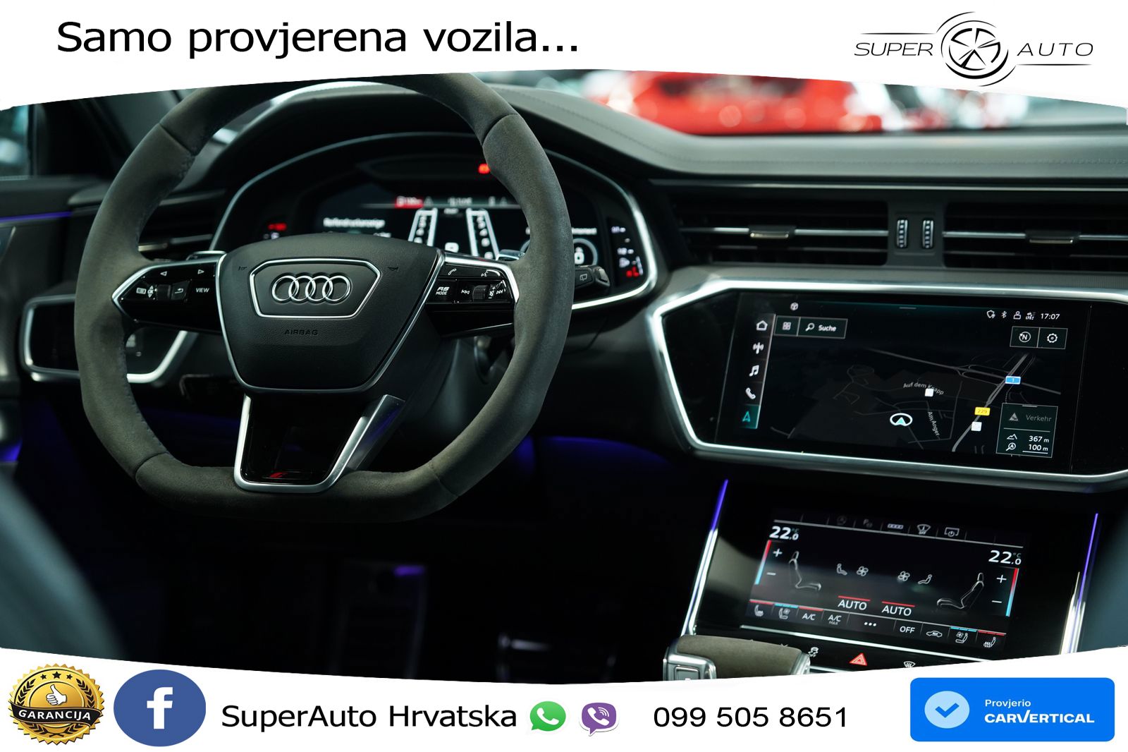 Audi RS6 Avant 4.0 TFSI V8 (600 KS) quattro Tiptronic MATRIX+GR SJED+KAM