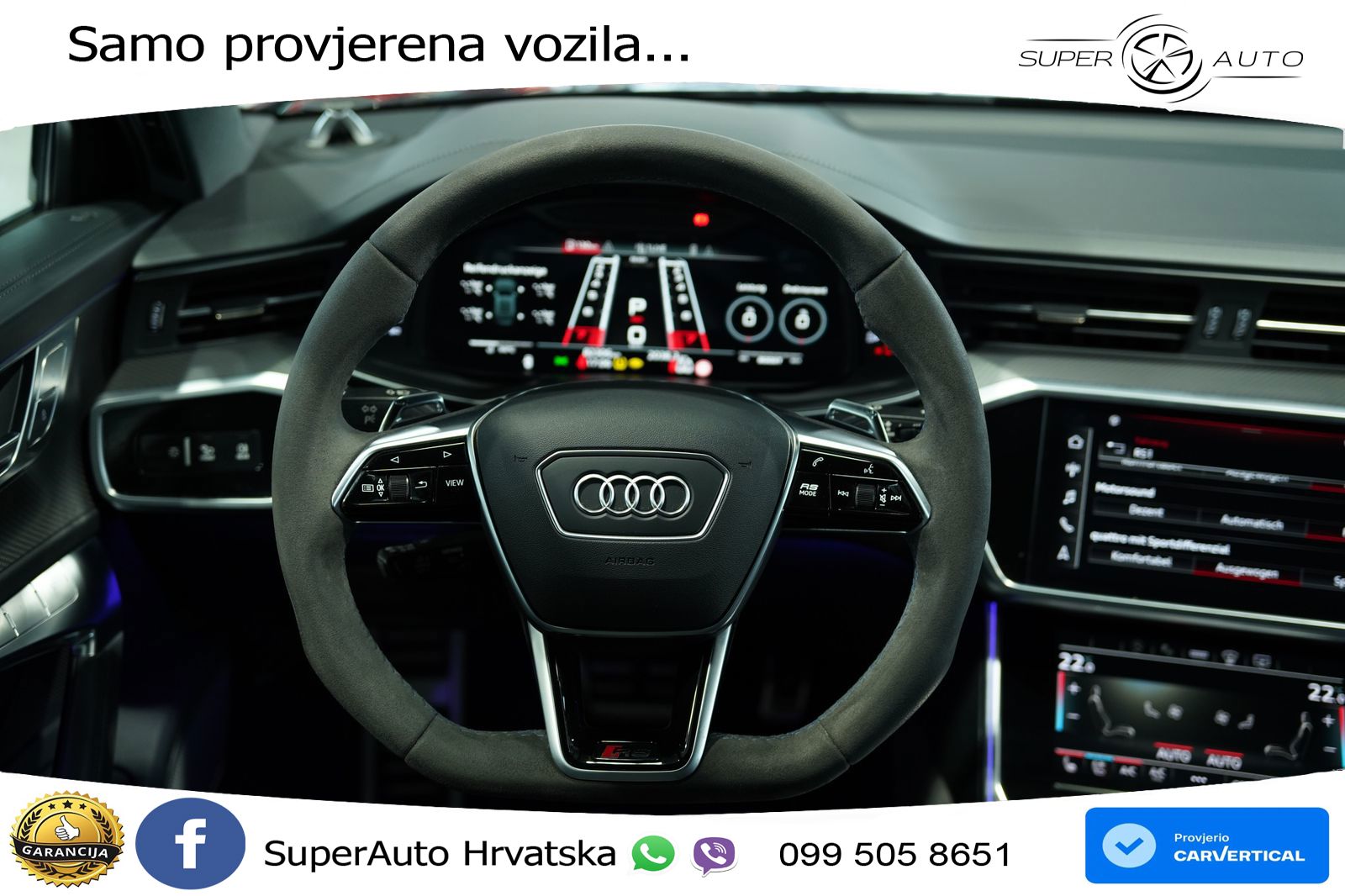 Audi RS6 Avant 4.0 TFSI V8 (600 KS) quattro Tiptronic MATRIX+GR SJED+KAM