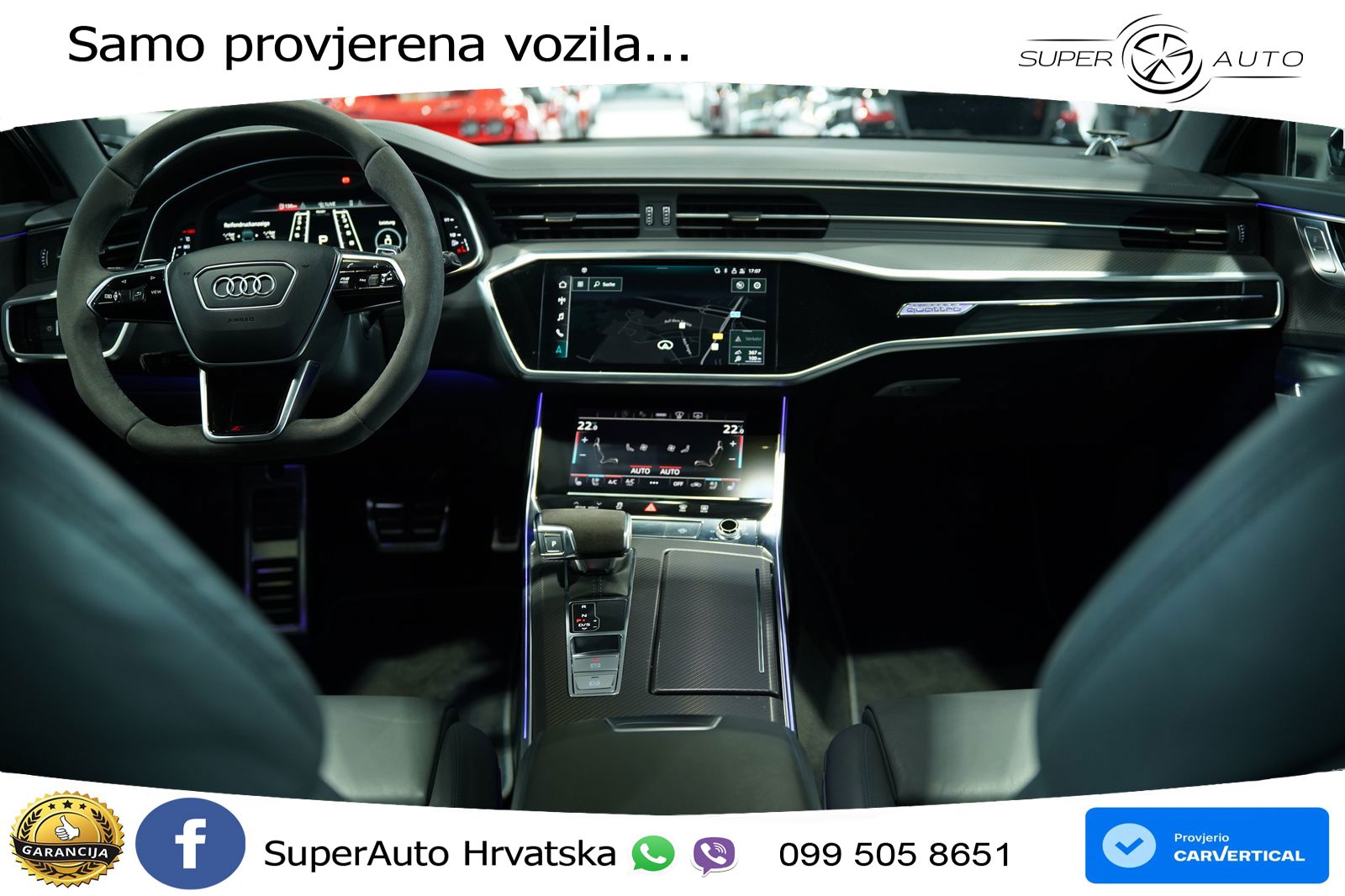 Audi RS6 Avant 4.0 TFSI V8 (600 KS) quattro Tiptronic MATRIX+GR SJED+KAM