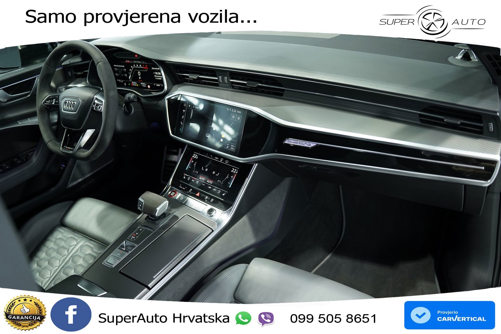 Audi RS6 Avant 4.0 TFSI V8 (600 KS) quattro Tiptronic MATRIX+GR SJED+KAM