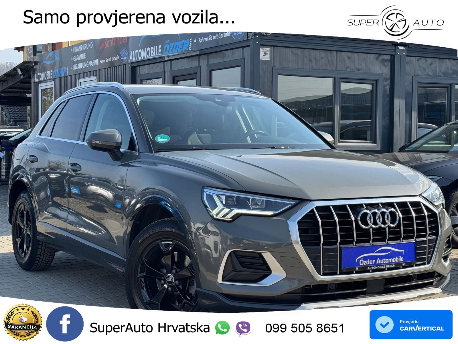 Audi Q3 35 TFSI (150 KS) advanced LED+GR SJED+ACC