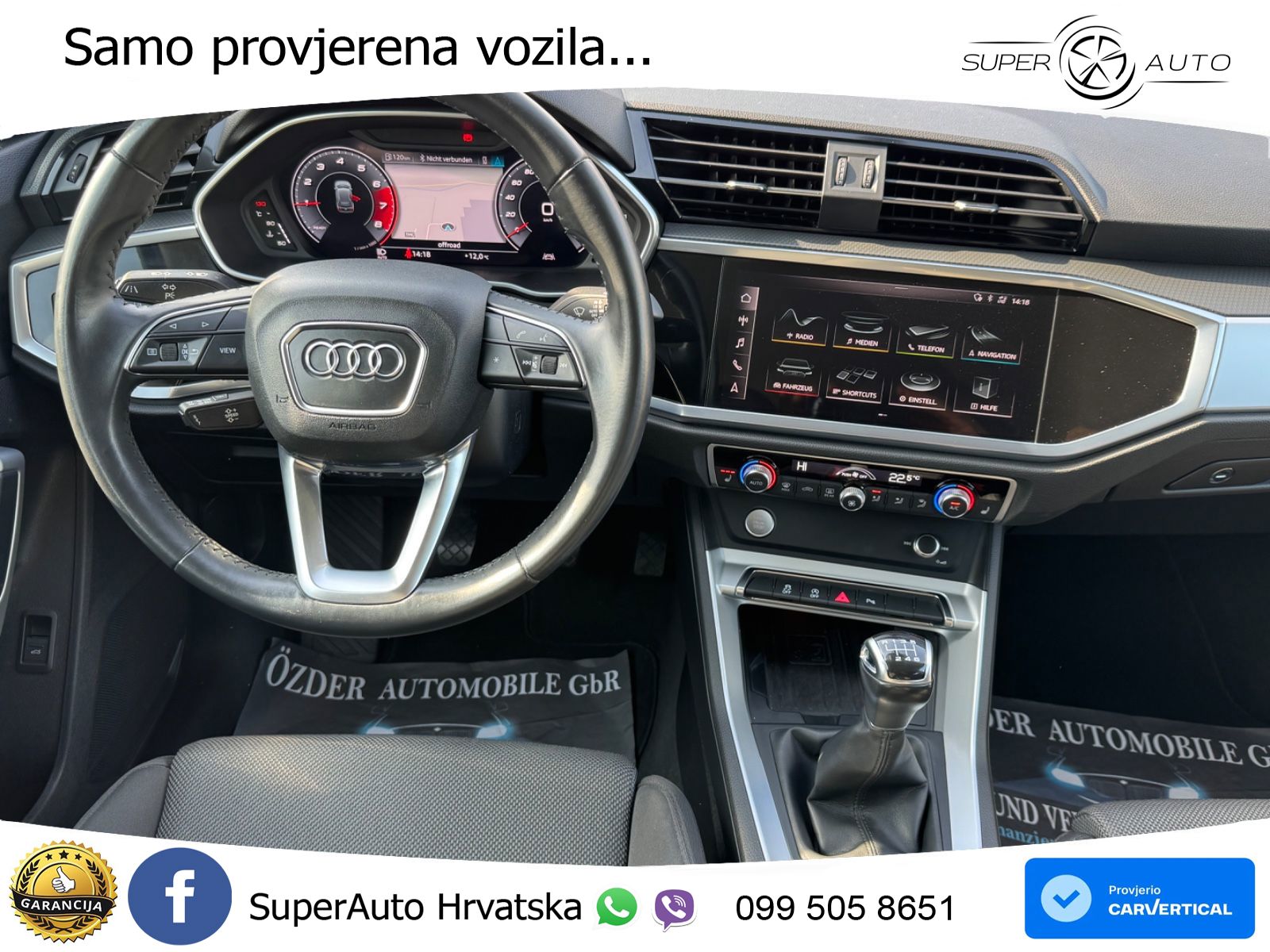 Audi Q3 35 TFSI (150 KS) advanced LED+GR SJED+ACC