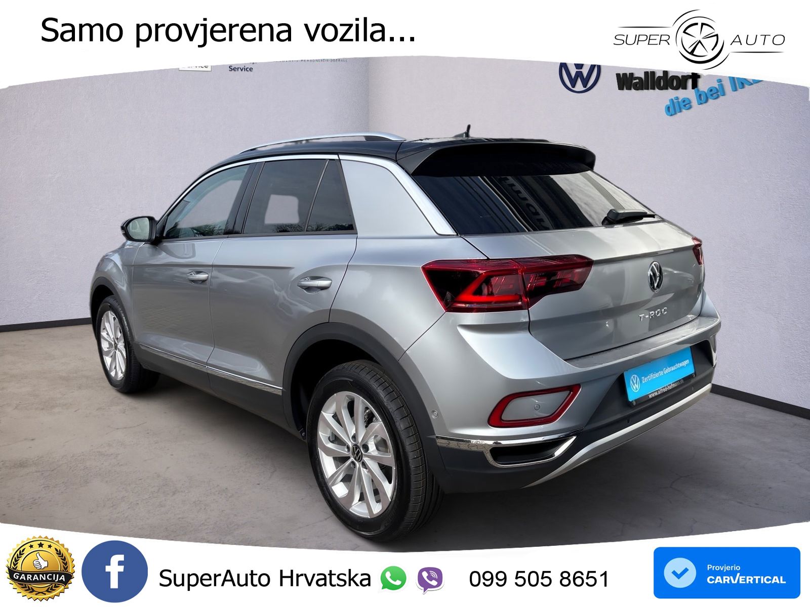 Volkswagen T-Roc 1.5 TSI (150 KS) DSG LED+GR SJED+ACC