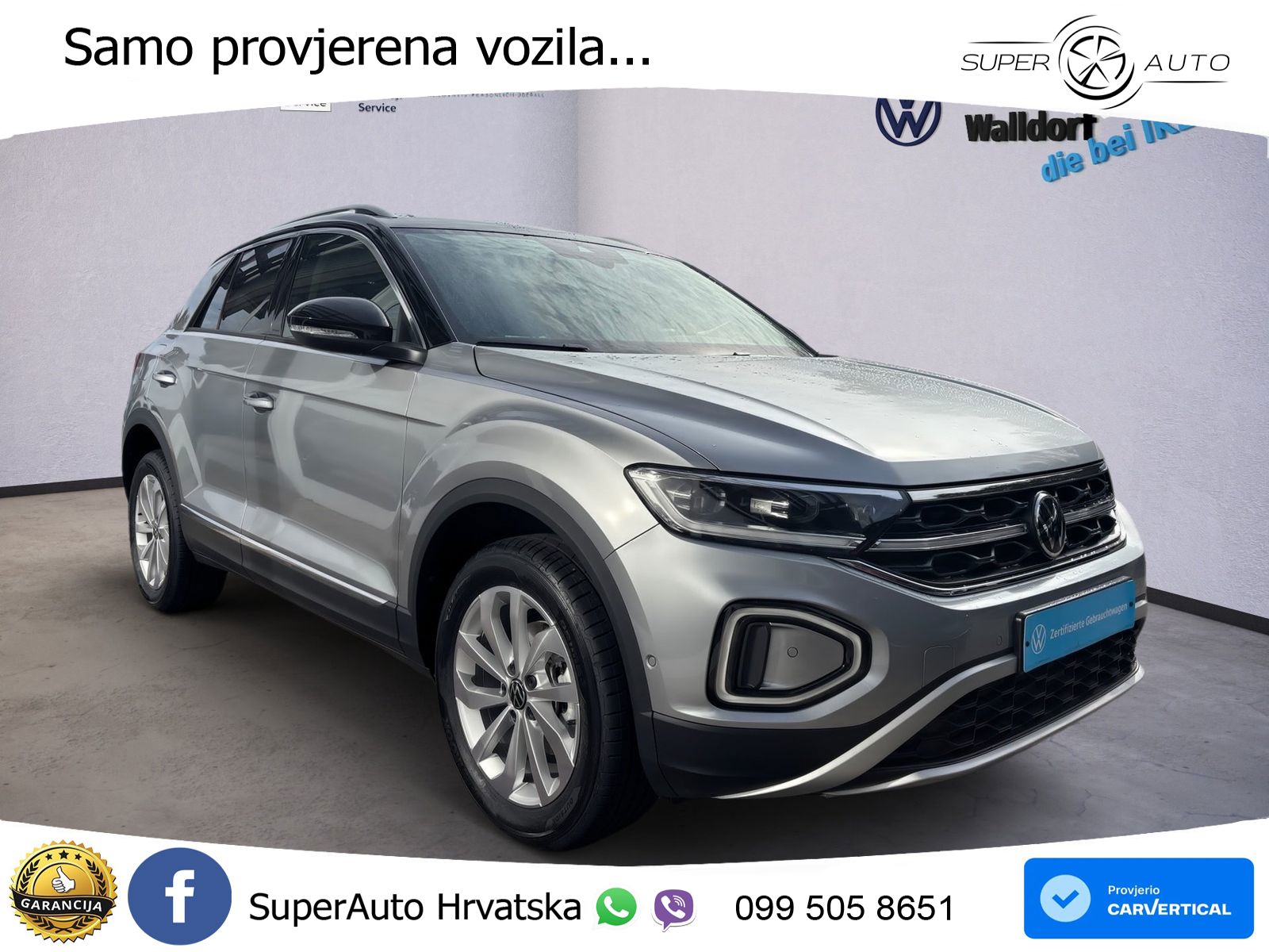 Volkswagen T-Roc 1.5 TSI (150 KS) DSG LED+GR SJED+ACC