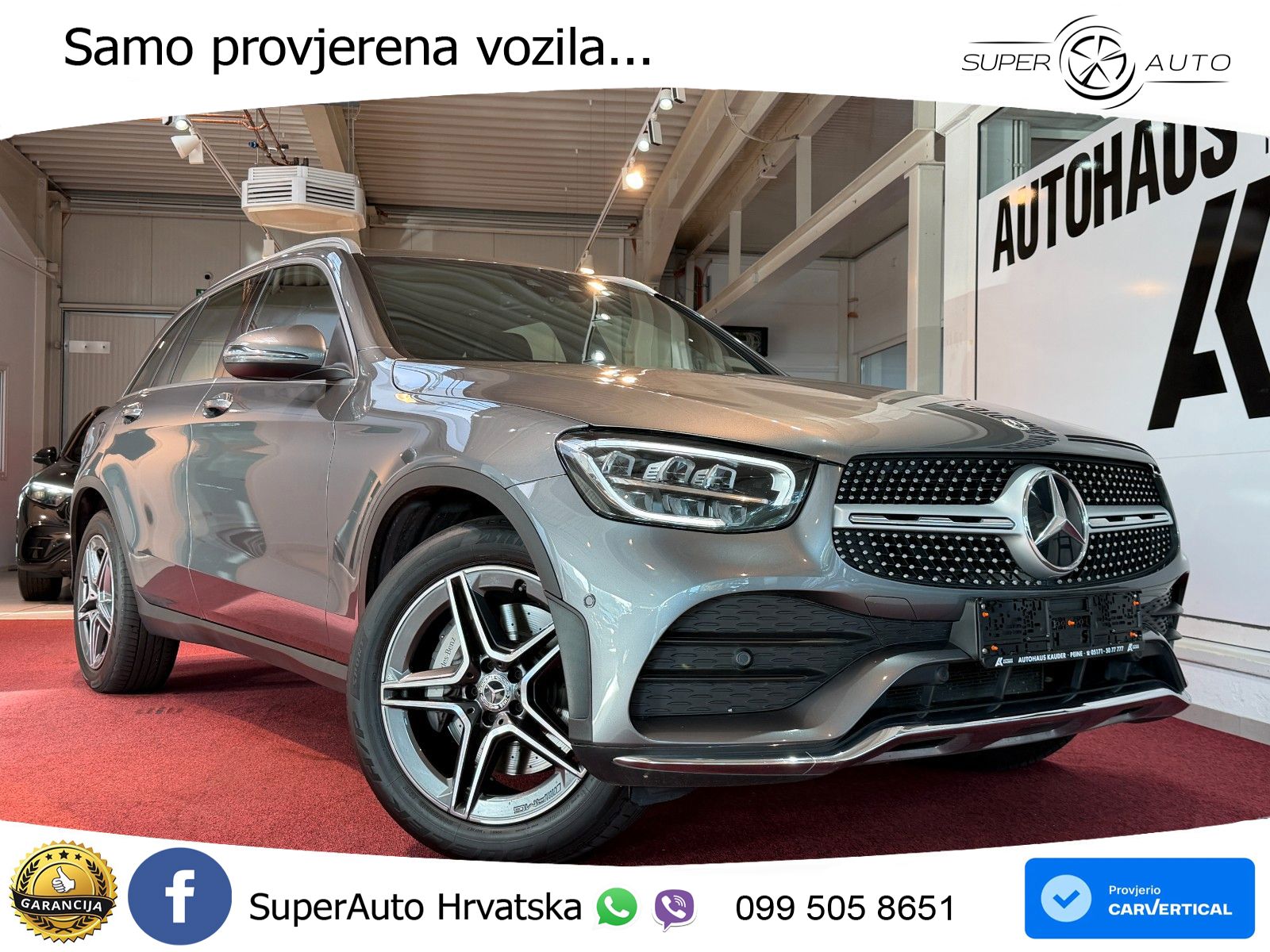 Mercedes GLC 220d (194 KS) 4MATIC G-TRONIC AMG LED+GR SJED+ACC