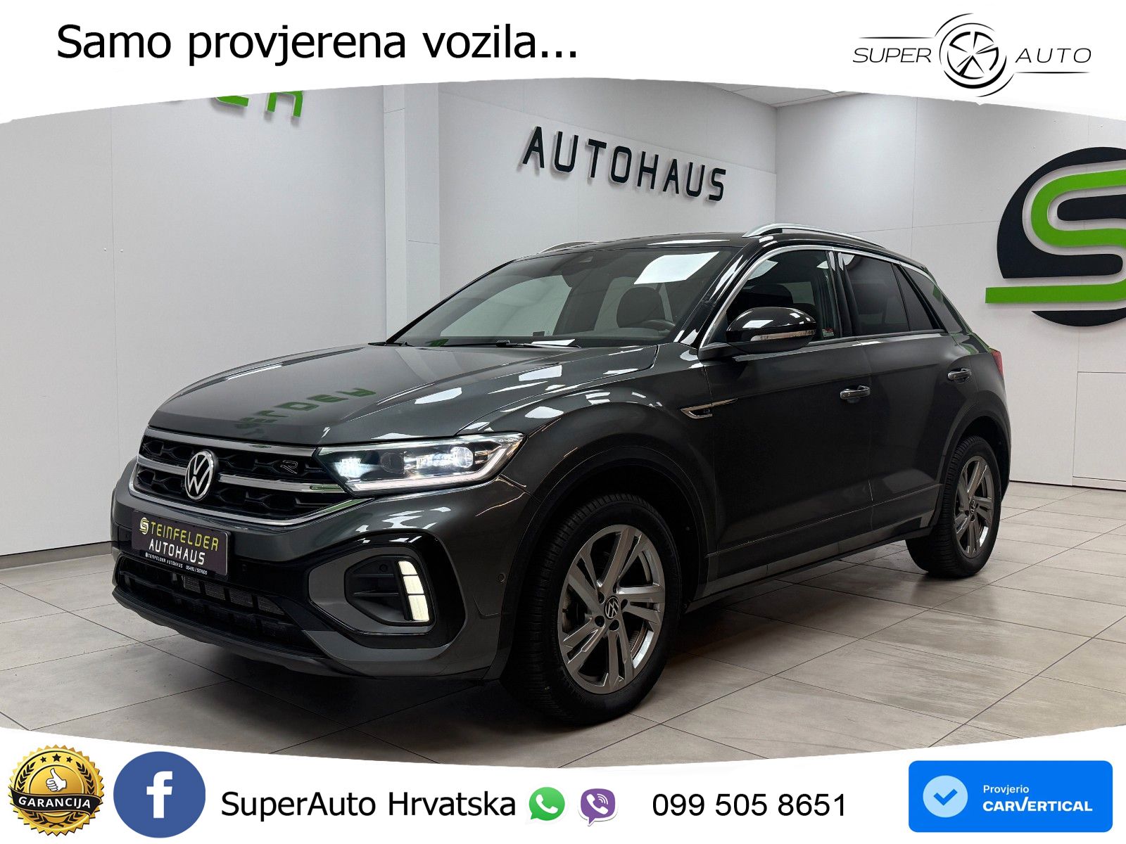 Volkswagen T-Roc 2.0 TDI (150 KS) DSG R-Line LED+GR SJED+ACC