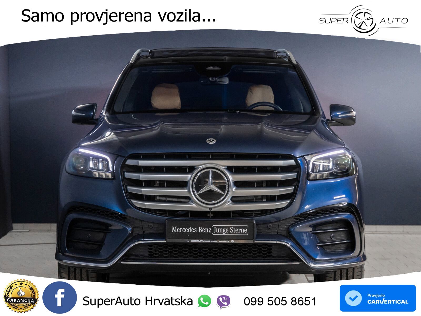 Mercedes-Benz GLS GLS 580 V8 EQ Boost 4MATIC 9G-TRONIC AMG ZRAČNI+ACC+GR SJED+KAM+PANO